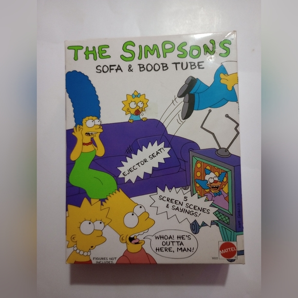 The Simpsons 1990 Sofa & Boob Tube TV Set never opened